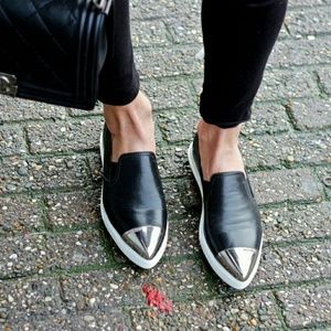Miu Miu Metal Cape Toe Skate Sneaker